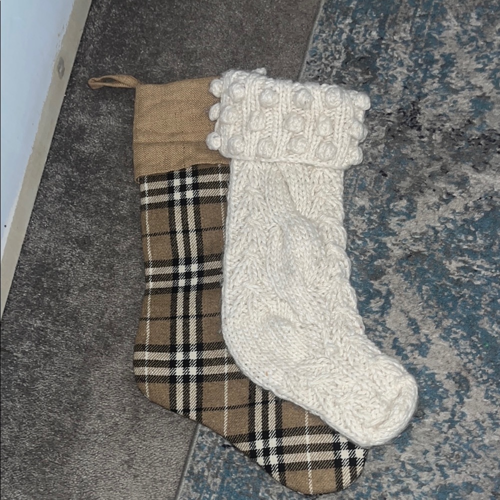 2 Country Christmas Stockings